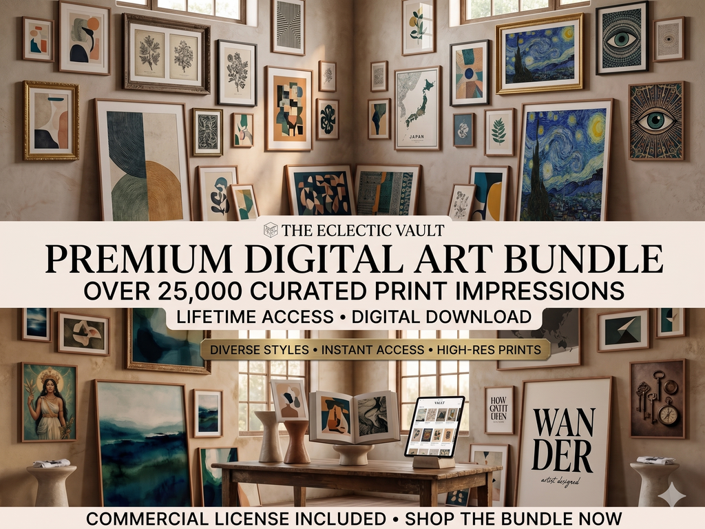 The Ultimate Mega Bundle: 25,000+ Diverse Printable Wall Art Designs