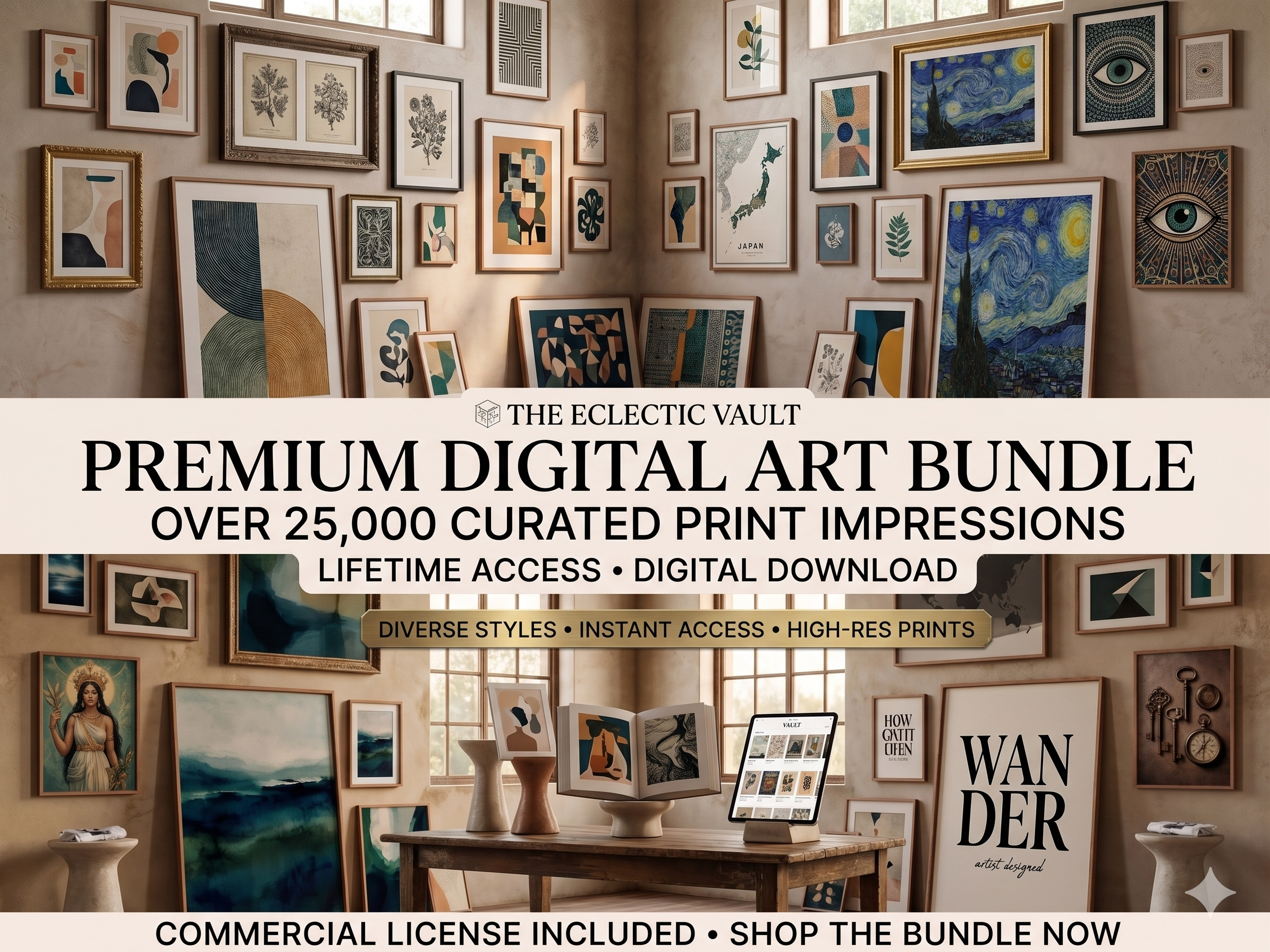 The Ultimate Mega Bundle: 25,000+ Diverse Printable Wall Art Designs