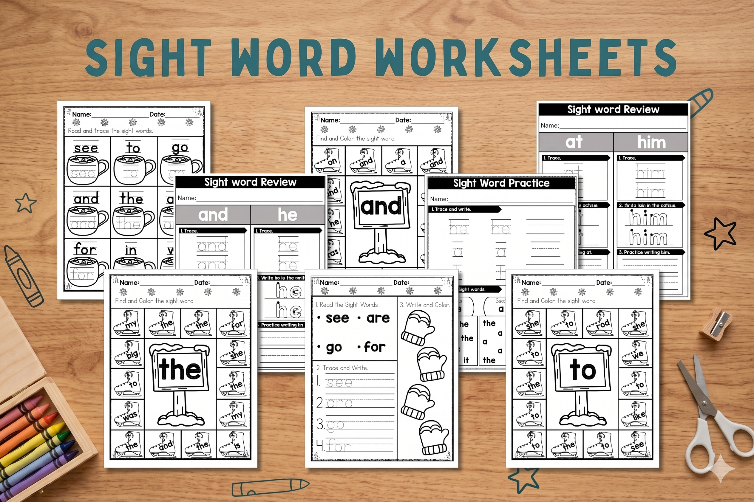 600+ Printable Preschool & Kindergarten Worksheets | Alphabet, Math & Fine Motor Activities for Kids