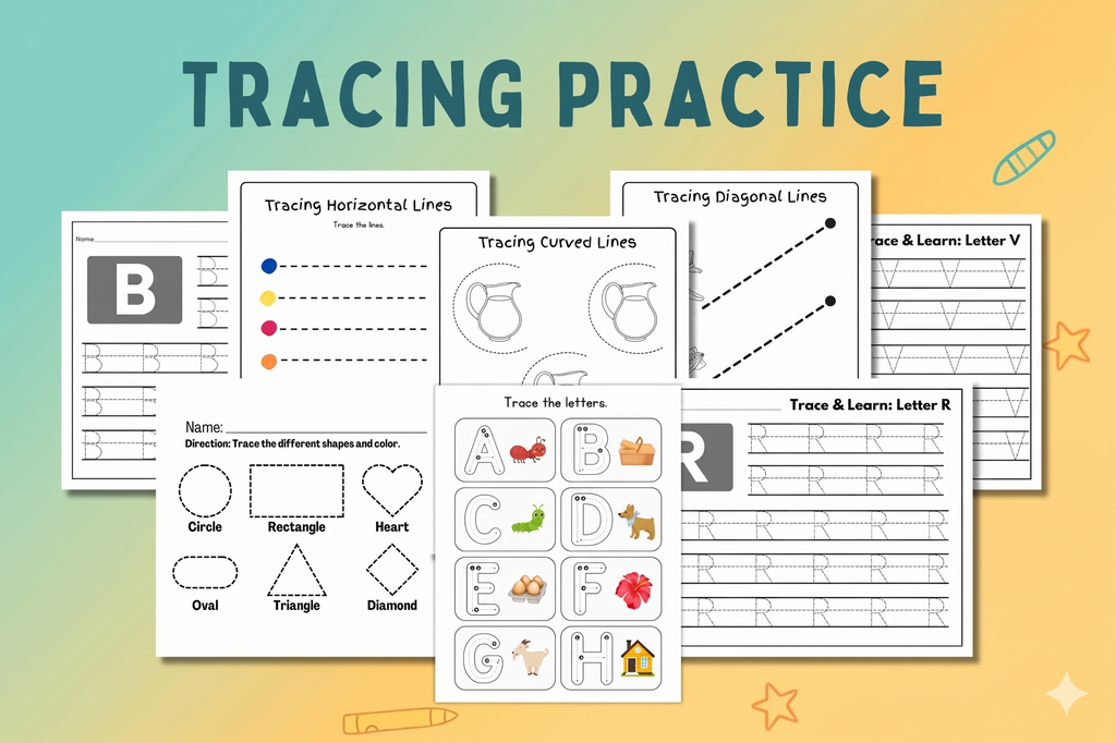 600+ Printable Preschool & Kindergarten Worksheets | Alphabet, Math & Fine Motor Activities for Kids